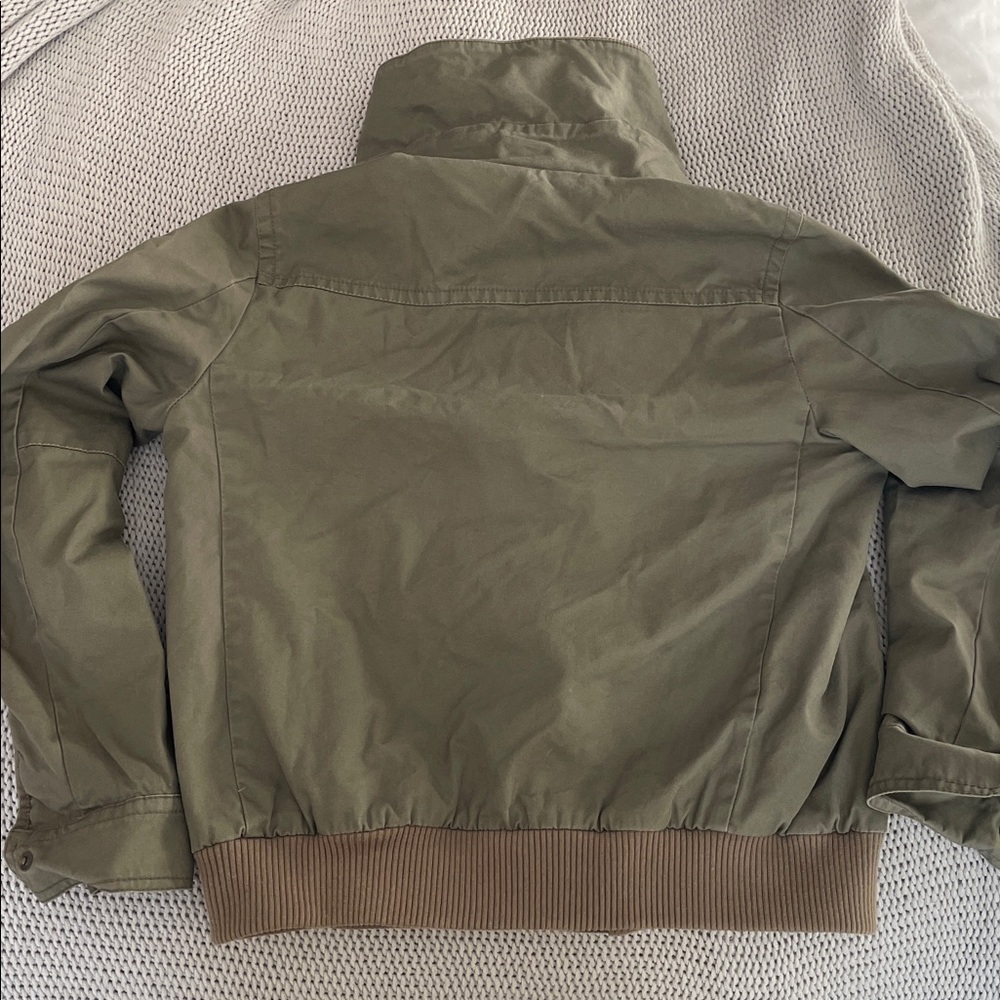 J. Crew Olive Bomber Jacket - Picture 5 of 5